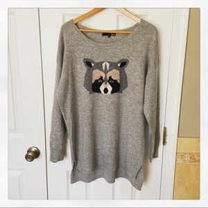 ETAM Raccoon Gray Oversized Sweater (L)